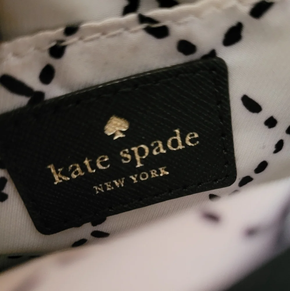 kate spade Newbury Saffiano Black Turn Lock Crossbody‎ Bag